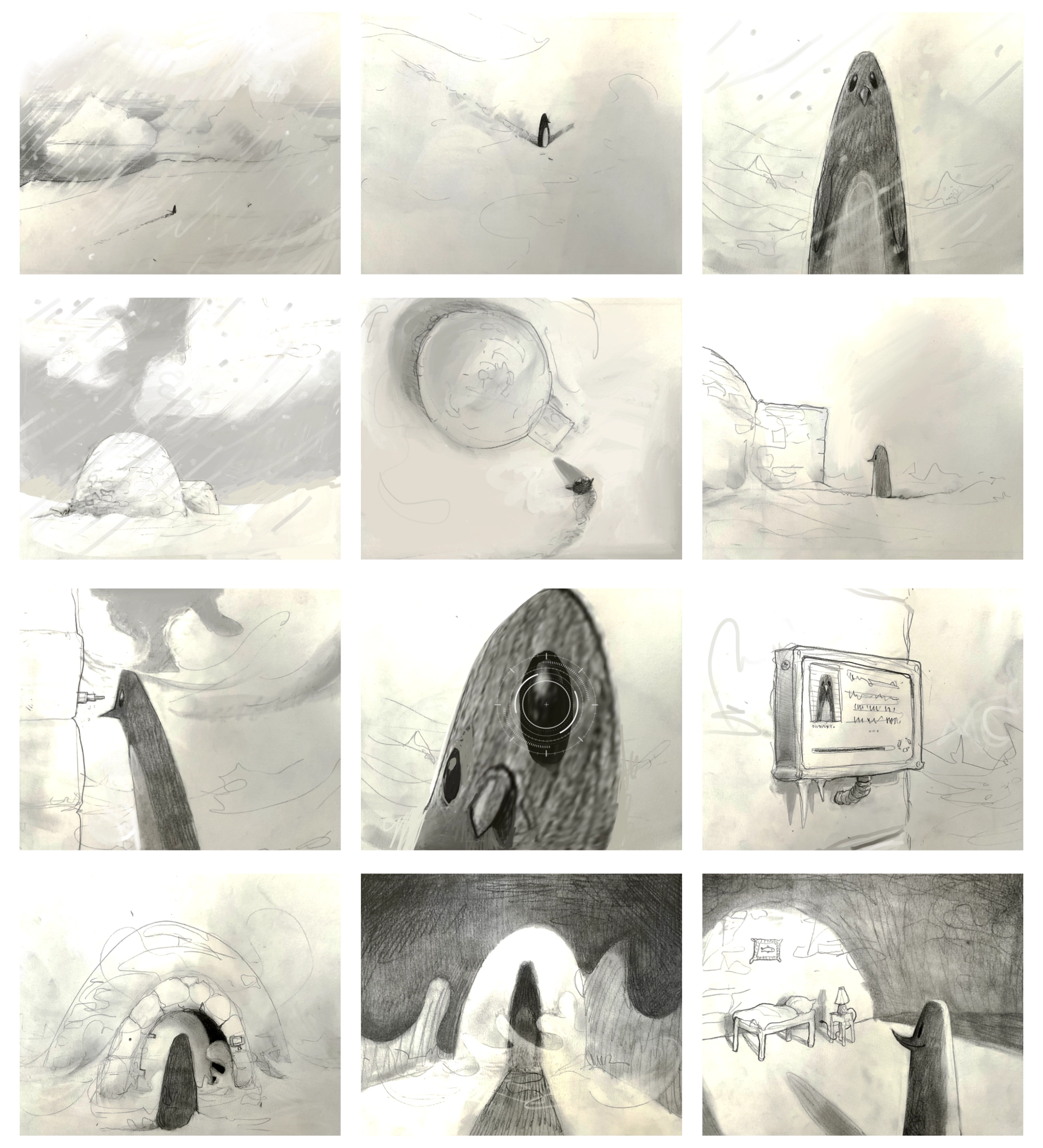 Storyboard Pinguin